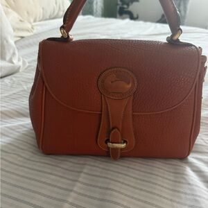 Dooney & Bourke Tan Leather Satchel vintage with wallet